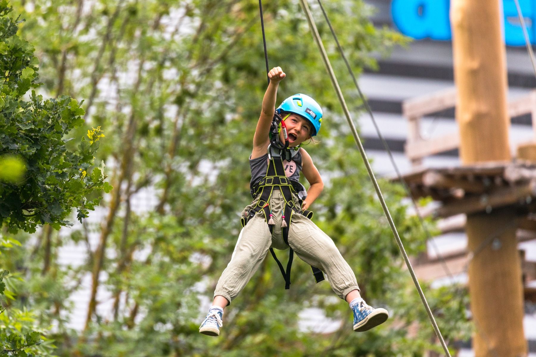 Bild - Kindergeburtstag in dem Outdoor Park in der Jochen Schweizer Arena