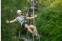 ThumbnailEine Person ist in dem Flying Fox in der Jochen Schweizer Arena